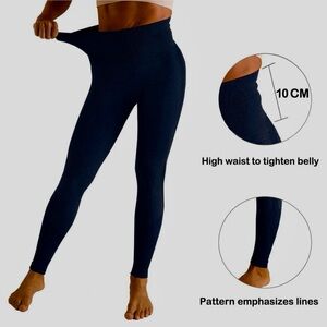 🌙OUDOTA Women's black Seamless Leggings tummy control high waist butt lifting XS